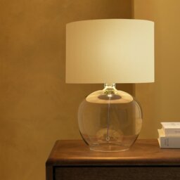 Argos Home Glass Table Lamp Base Only - Clear - thumbnail 2