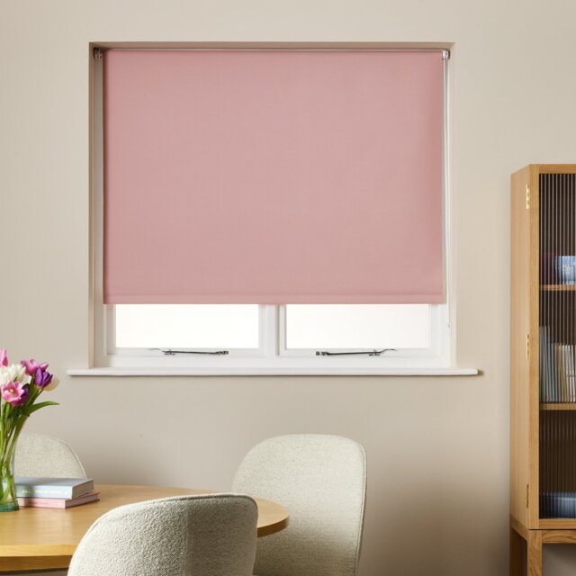 Habitat Blackout Blush Roller Blind - 90cm - image 1