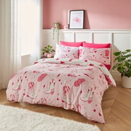 Sassy B Cowgirl Boots Pink Bedding Set - Double - thumbnail 1