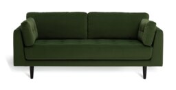 Habitat Kleo Fabric 3 Seater Sofa - Forest Green - thumbnail 1