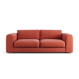 Habitat Ayr  Fabric 4 Seater Sofa -  Papaya - thumbnail 1