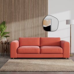 Habitat Ayr  Fabric 4 Seater Sofa -  Papaya - thumbnail 2