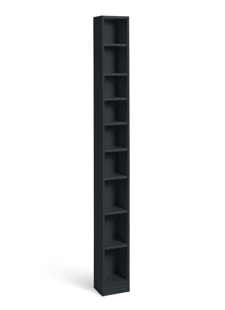 Argos Home Maine Tall CD and DVD Storage unit - Black - image 1