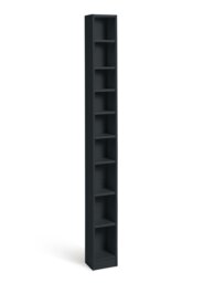 Argos Home Maine Tall CD and DVD Storage unit - Black - thumbnail 1