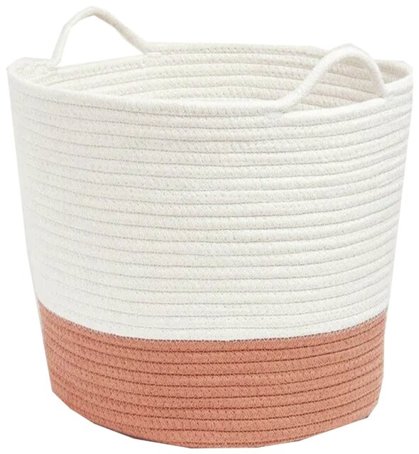 Great Little Trading Company Rope Storage Basket -Terracotta - image 1