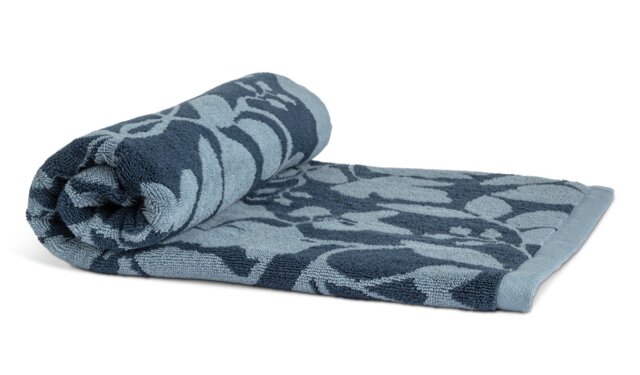 Habitat Foliage Bath Towel - Navy - image 1