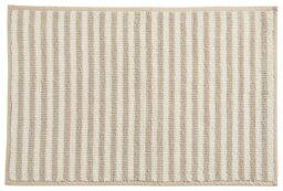Habitat Neutral Stripe Bath Mat - thumbnail 1