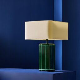 Habitat Metro Tile Large Table Lamp 44cm - Dark Green - thumbnail 2