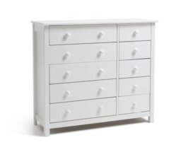 Argos Home Scandinavia 10 Drawer Chest - White - thumbnail 1