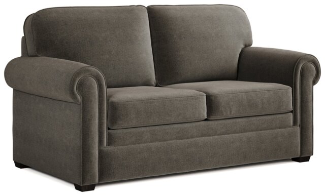 Jay-Be Heritage Fabric 2 Seater Sofa Bed - Pewter - image 1