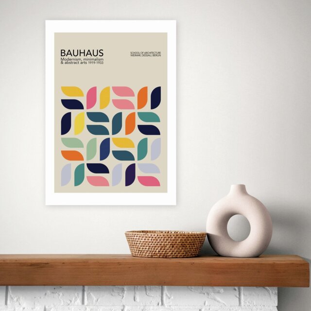 East End Prints Bauhaus Petals Art Print - A3 - image 1