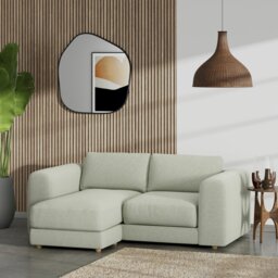 Habitat Ayr Reversible Corner Sofa - Sage Green - Ash Leg - thumbnail 2