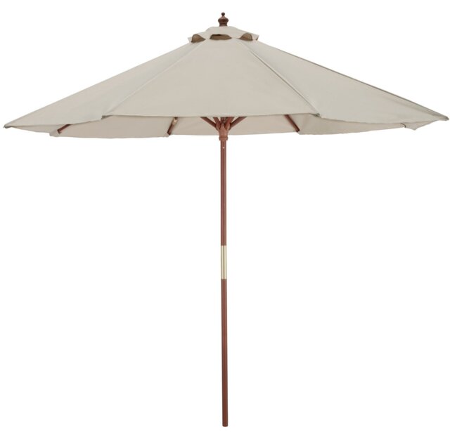 Habitat 2.7m Water Repellent Garden Parasol - Cream - image 1