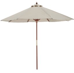 Habitat 2.7m Water Repellent Garden Parasol - Cream - thumbnail 1