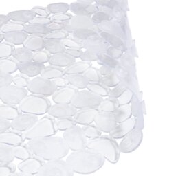 Argos Home PVC Pebbles Bath Mat - Clear - thumbnail 2