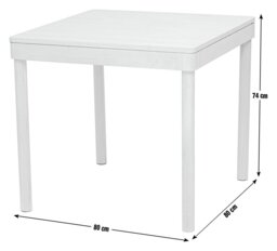 Habitat Nina Birch Veneer 4 Seater Dining Table - Natural - thumbnail 2