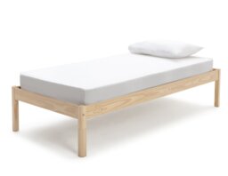 Habitat Odin Platform Bed With Mattress - Pine - thumbnail 1