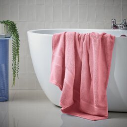 Habitat Supersoft Bath Sheet - Rose - thumbnail 1
