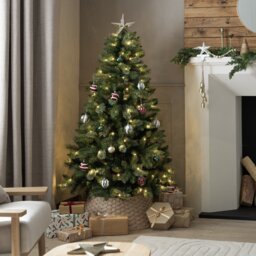 Habitat 6ft Pre lit Mixed Cashmere Christmas Tree - thumbnail 1