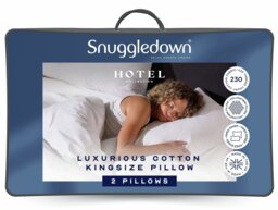Snuggledown Hotel Luxury Cotton Kingsize Pillow - 2 Pack - thumbnail 1