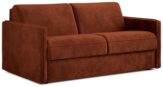 Jay-Be Slim Fabric 3 Seater Sofa Bed - Orange - image 1