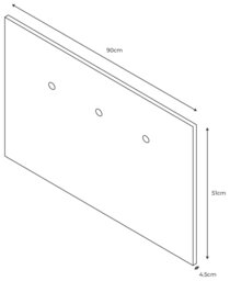 Argos Home Dalham Fabric Single Headboard - Natural - thumbnail 2