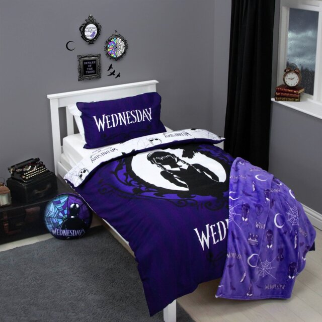 Wednesday Purple Kids Bedding Set - Single - image 1