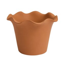 Habitat Scalloped 28.5cm Clay Planter - Large - thumbnail 2