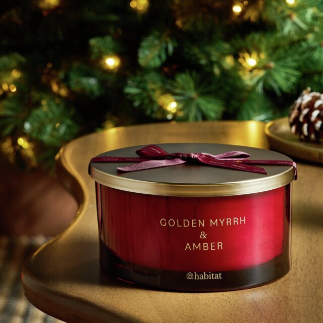 Habitat Multiwick Candle - Golden Myrrh & Amber - image 1