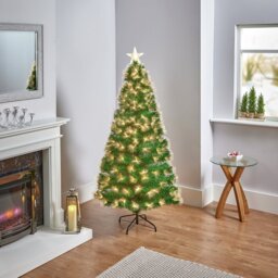 Premier Decorations 6ft Fibre Optic Starburst Christmas Tree - thumbnail 2