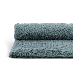 Habitat Faux Fur Textured Throw - Blue - 150x200cm - thumbnail 2