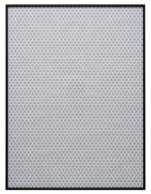 Habitat Aluminus Black Metal Picture Frame - 60x80cm - image 1