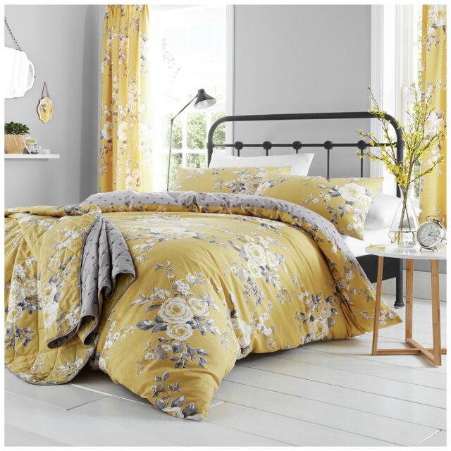 Catherine Lansfield Canterbury Ochre Bedding Set - Superking - image 1