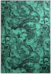Habitat Malaki Print Green Flatweave Rug - 120X170cm - thumbnail 2