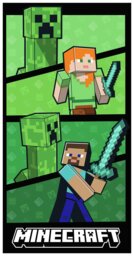Minecraft Dynamic Beach Towel - Green - thumbnail 1