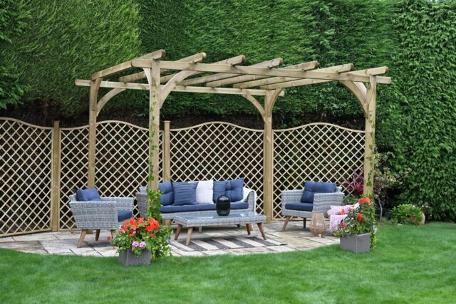 Forest Garden 3.6m x 3.6m Pergola - image 1