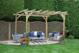 Forest Garden 3.6m x 3.6m Pergola - thumbnail 1