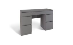 Argos Home Jenson 5 Drawer Dressing Table Desk - Grey Gloss - thumbnail 2