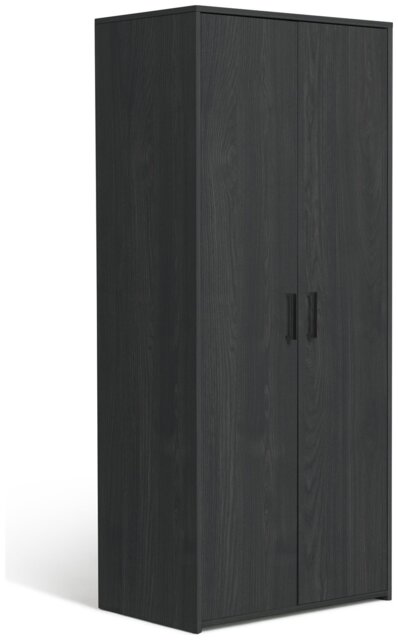 Argos Home Oslo 2 Door Wardrobe - Black Oak Effect - image 1