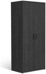 Argos Home Oslo 2 Door Wardrobe - Black Oak Effect