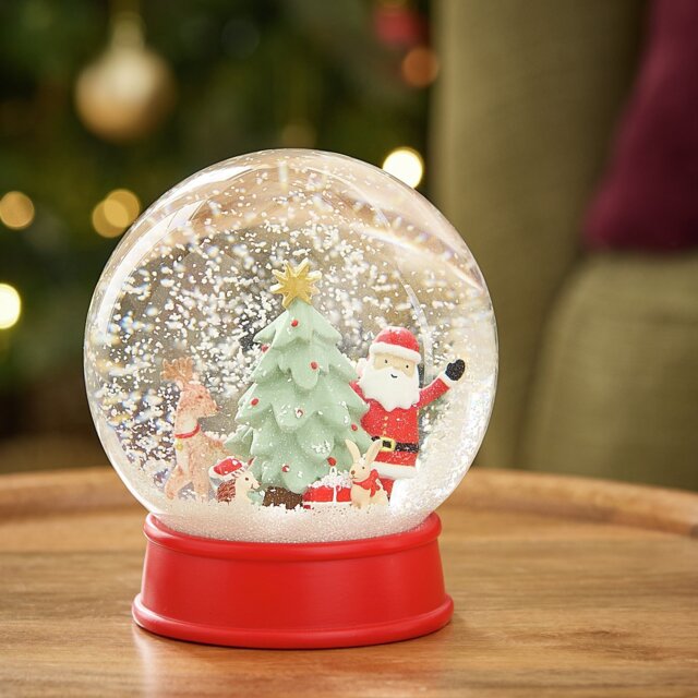 Argos Home Santa and Friends Snowglobe Christmas Decoration - image 1