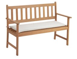 Argos Home Garden Bench Cushion - Cream - thumbnail 2