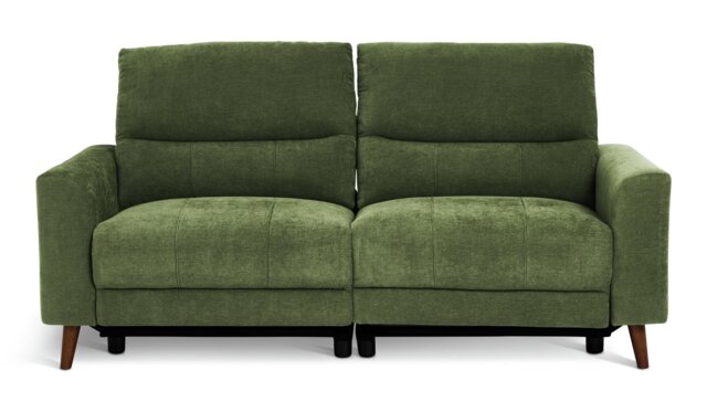 Argos Home Ezra Fabric 2 Seater Recliner Sofa - Green - image 1