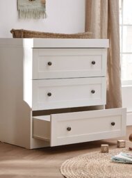 Silver Cross Bromley 2 Piece Nursery Cot Bed Set - White - thumbnail 2