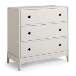 Habitat Kids Serena 3 Drawer Chest of Drawers - Light Grey - thumbnail 1