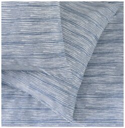 Habitat Stockholm Stripe Blue Bedding Set - Superking - thumbnail 2
