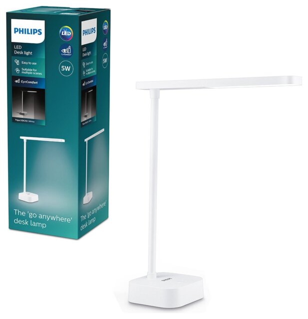Philips Tilpa LED Portable Touch Desk Lamp - White - image 1