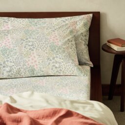 Argos Home Ditsy Floral Print Standard Pillowcase Pair- Blue - thumbnail 1