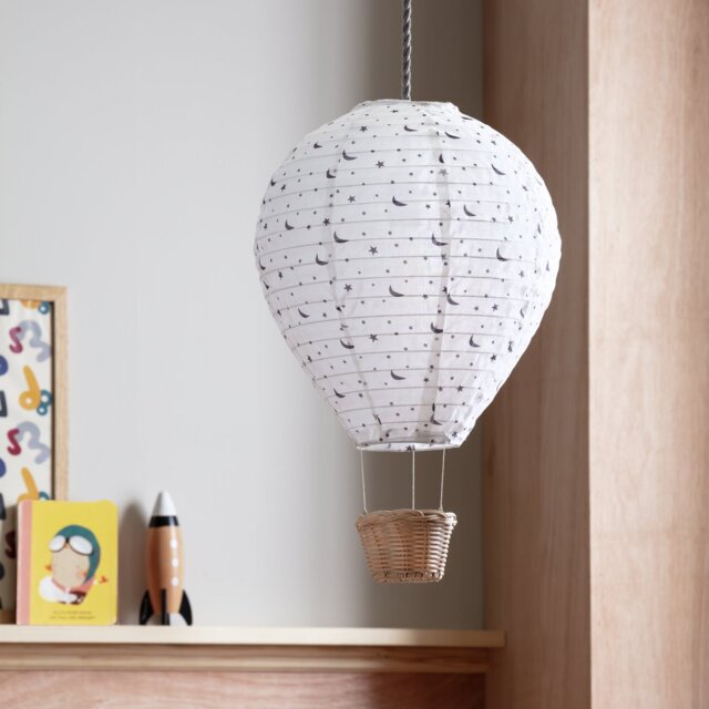 Argos Home Hot Air Balloon White Easy Fit Lampshade - 30cma - image 1