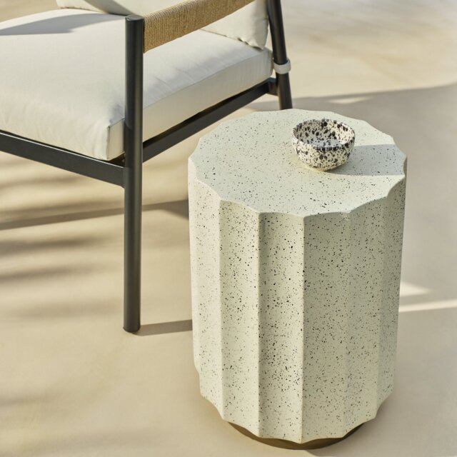 Habitat Outdoor Side Table - Speckle - image 1
